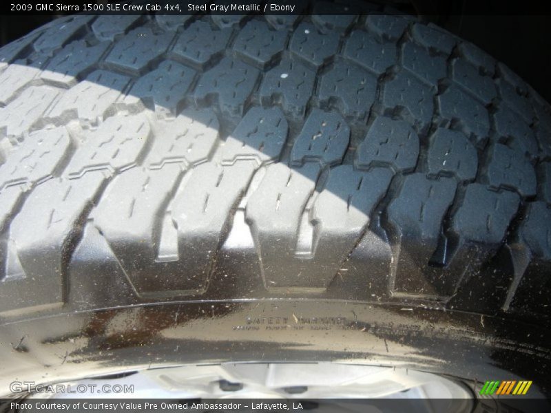 Steel Gray Metallic / Ebony 2009 GMC Sierra 1500 SLE Crew Cab 4x4