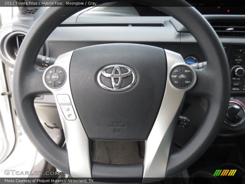  2012 Prius c Hybrid Four Steering Wheel