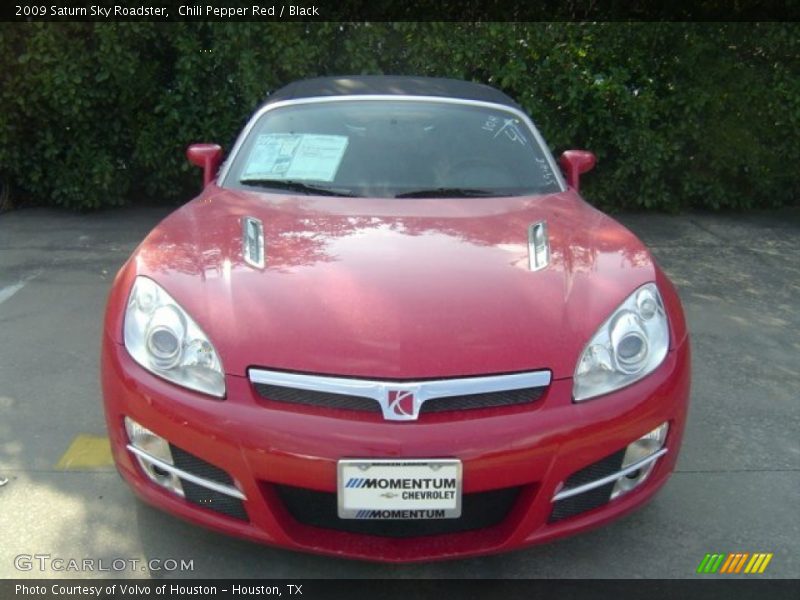 Chili Pepper Red / Black 2009 Saturn Sky Roadster