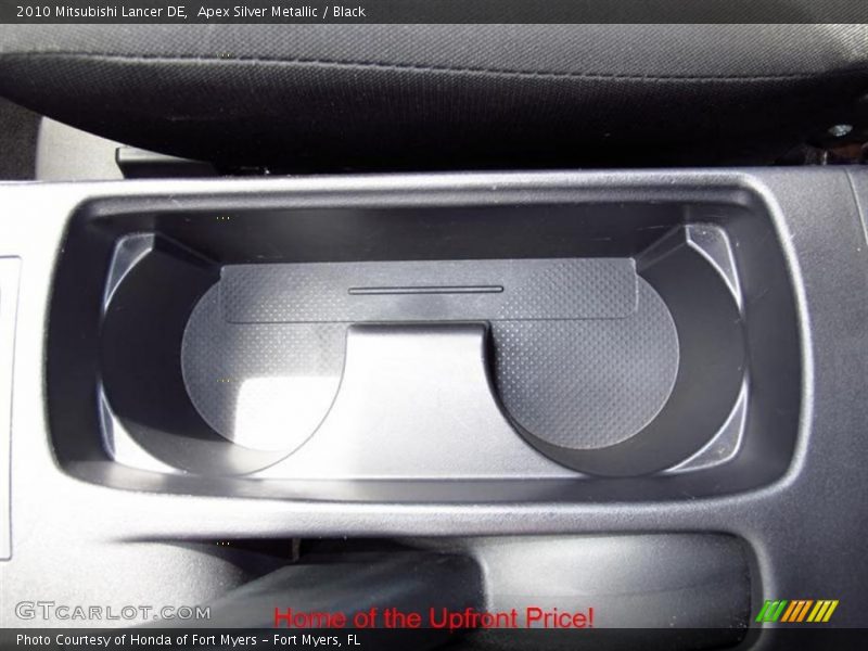 Apex Silver Metallic / Black 2010 Mitsubishi Lancer DE