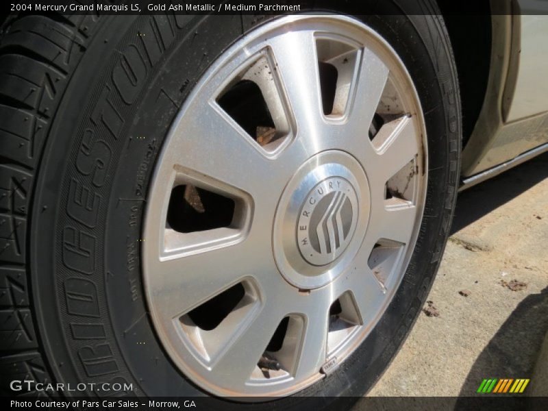 Gold Ash Metallic / Medium Parchment 2004 Mercury Grand Marquis LS