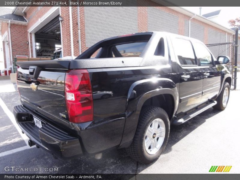 Black / Morocco Brown/Ebony 2008 Chevrolet Avalanche Z71 4x4