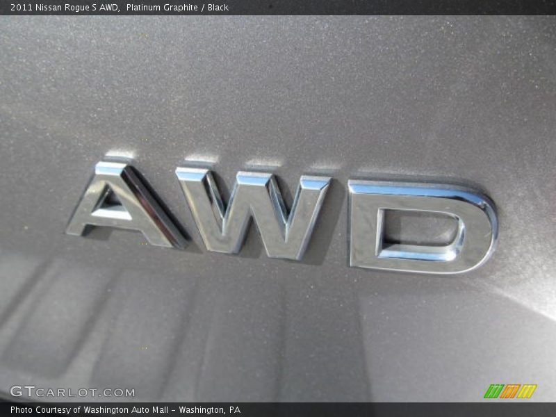Platinum Graphite / Black 2011 Nissan Rogue S AWD