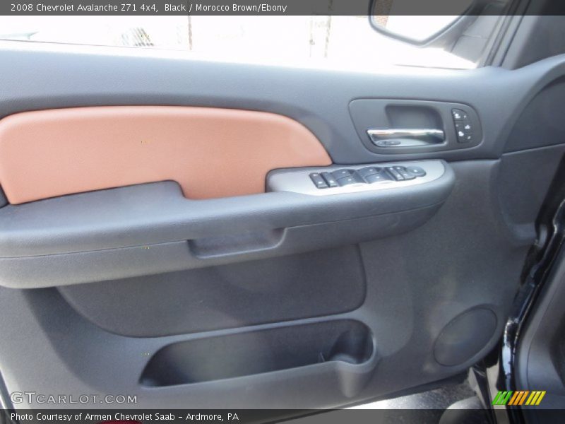 Black / Morocco Brown/Ebony 2008 Chevrolet Avalanche Z71 4x4