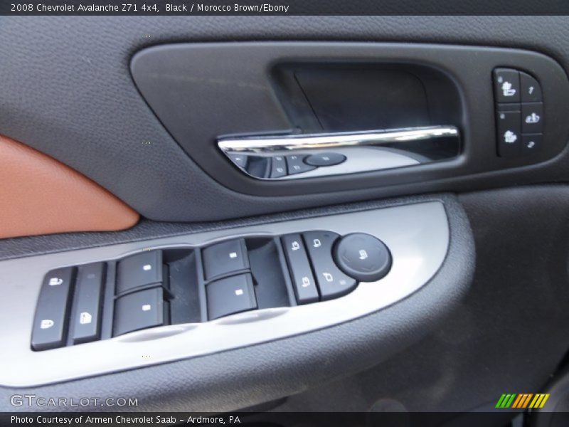 Black / Morocco Brown/Ebony 2008 Chevrolet Avalanche Z71 4x4