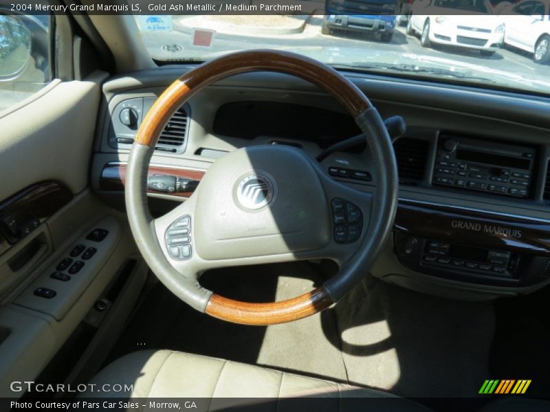 Gold Ash Metallic / Medium Parchment 2004 Mercury Grand Marquis LS