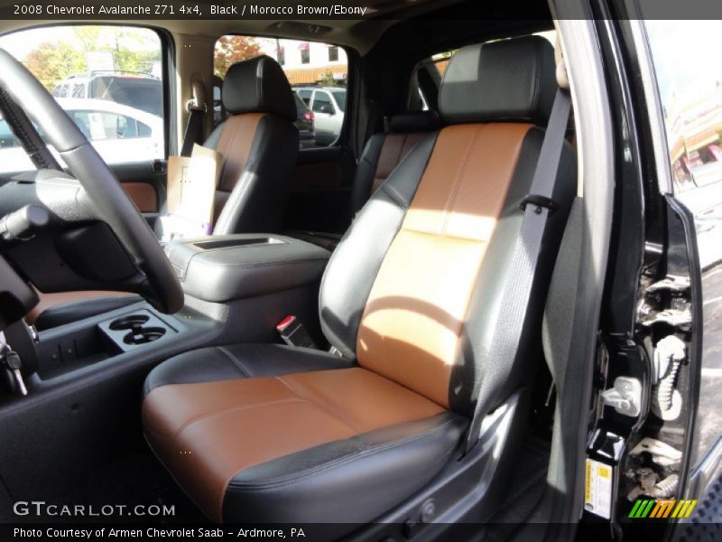 Black / Morocco Brown/Ebony 2008 Chevrolet Avalanche Z71 4x4