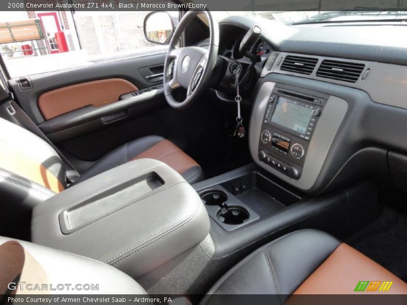 Black / Morocco Brown/Ebony 2008 Chevrolet Avalanche Z71 4x4