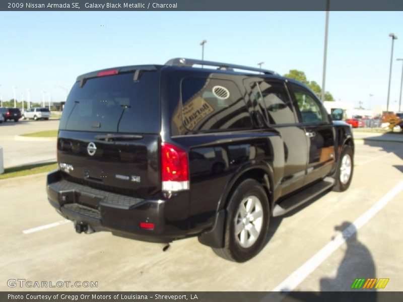 Galaxy Black Metallic / Charcoal 2009 Nissan Armada SE