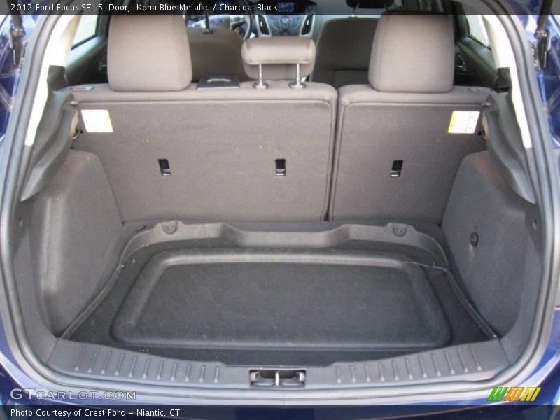 Kona Blue Metallic / Charcoal Black 2012 Ford Focus SEL 5-Door