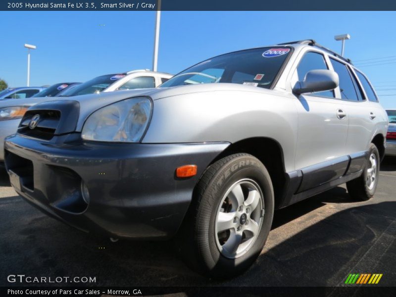 Smart Silver / Gray 2005 Hyundai Santa Fe LX 3.5