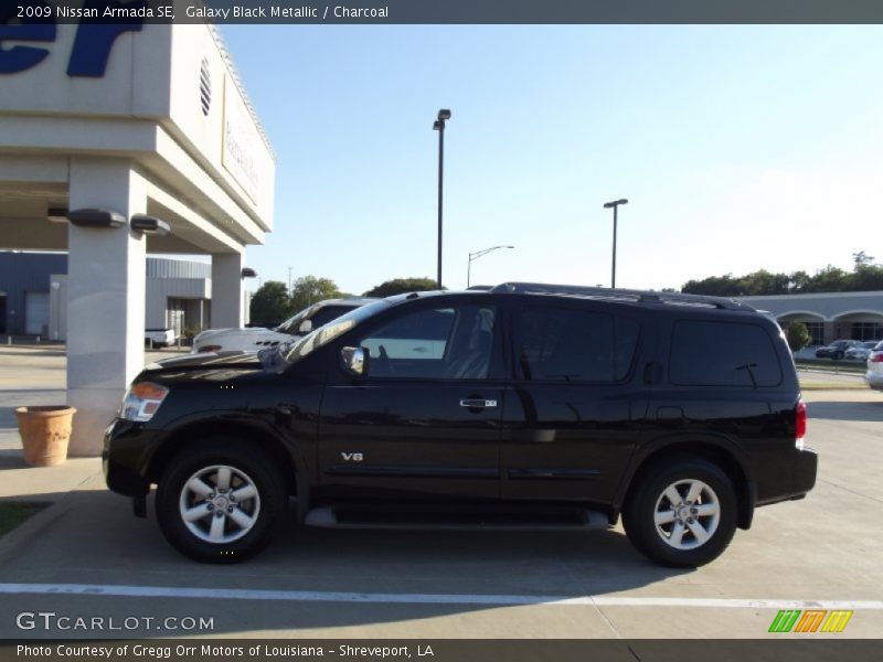 Galaxy Black Metallic / Charcoal 2009 Nissan Armada SE
