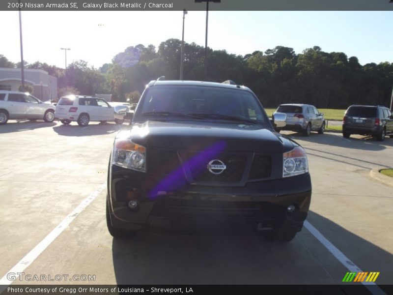 Galaxy Black Metallic / Charcoal 2009 Nissan Armada SE