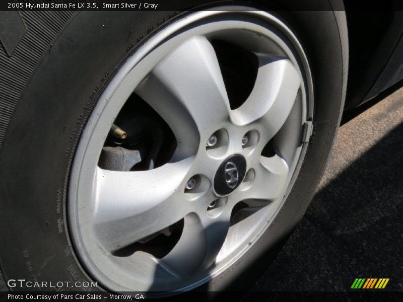 Smart Silver / Gray 2005 Hyundai Santa Fe LX 3.5