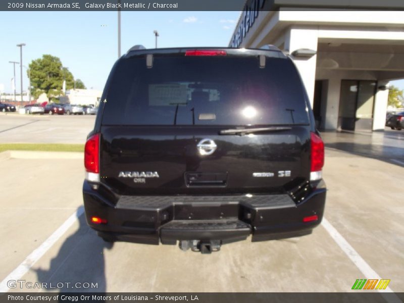 Galaxy Black Metallic / Charcoal 2009 Nissan Armada SE