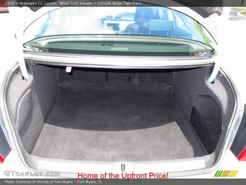 White Gold Metallic / Cornsilk Beige Two-Tone 2009 Volkswagen CC Luxury