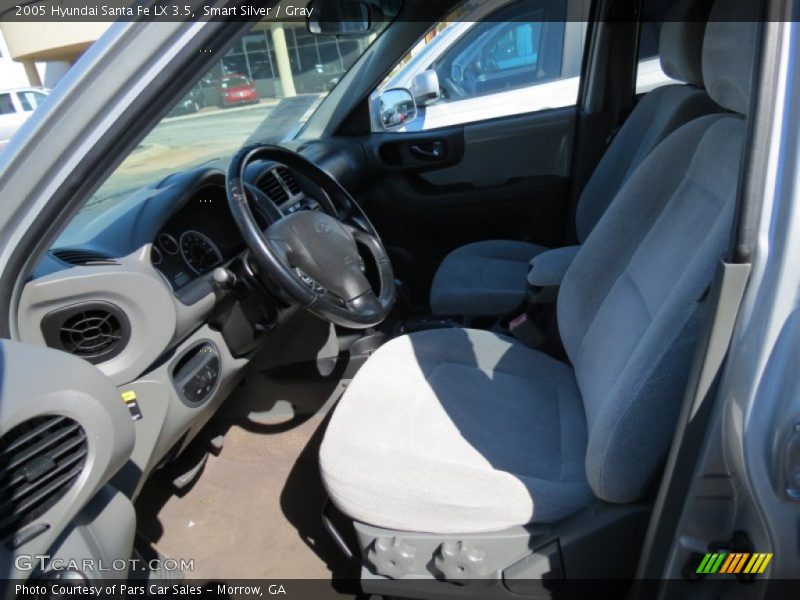 Smart Silver / Gray 2005 Hyundai Santa Fe LX 3.5
