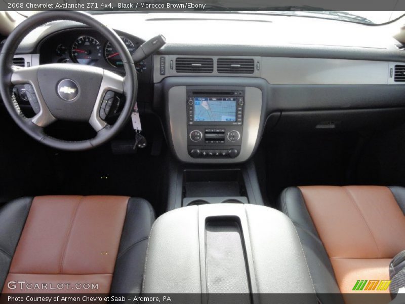 Black / Morocco Brown/Ebony 2008 Chevrolet Avalanche Z71 4x4