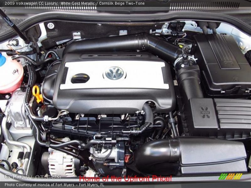White Gold Metallic / Cornsilk Beige Two-Tone 2009 Volkswagen CC Luxury