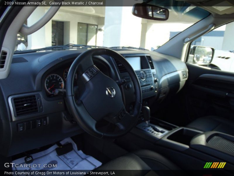 Galaxy Black Metallic / Charcoal 2009 Nissan Armada SE