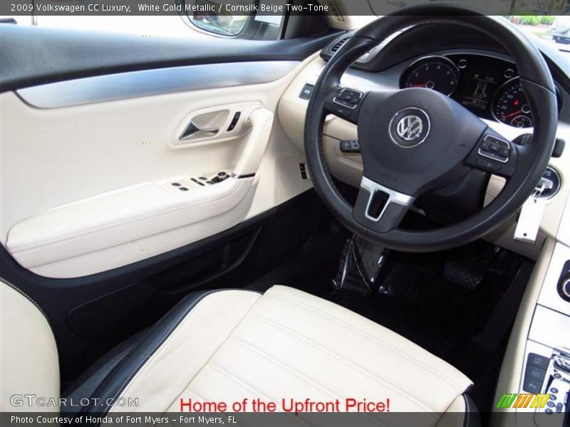 White Gold Metallic / Cornsilk Beige Two-Tone 2009 Volkswagen CC Luxury