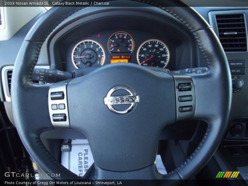 Galaxy Black Metallic / Charcoal 2009 Nissan Armada SE