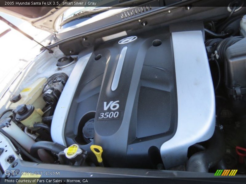 Smart Silver / Gray 2005 Hyundai Santa Fe LX 3.5