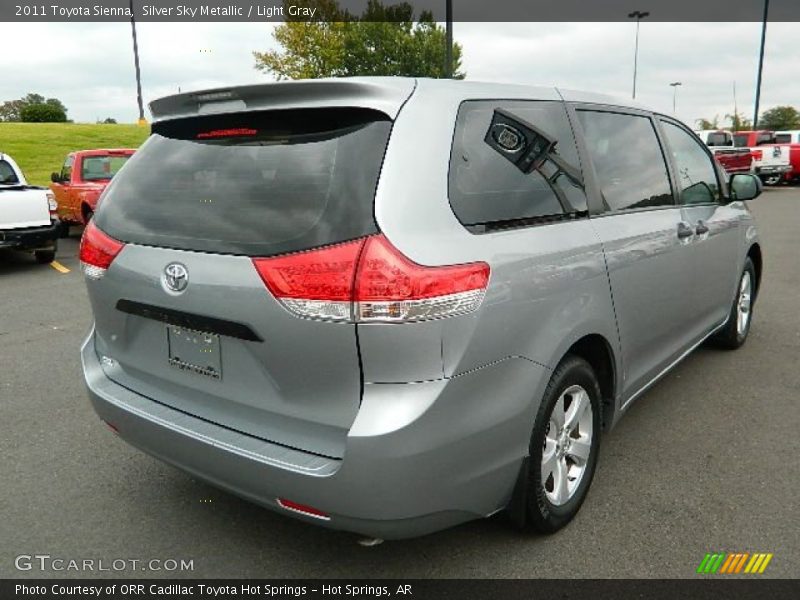 Silver Sky Metallic / Light Gray 2011 Toyota Sienna