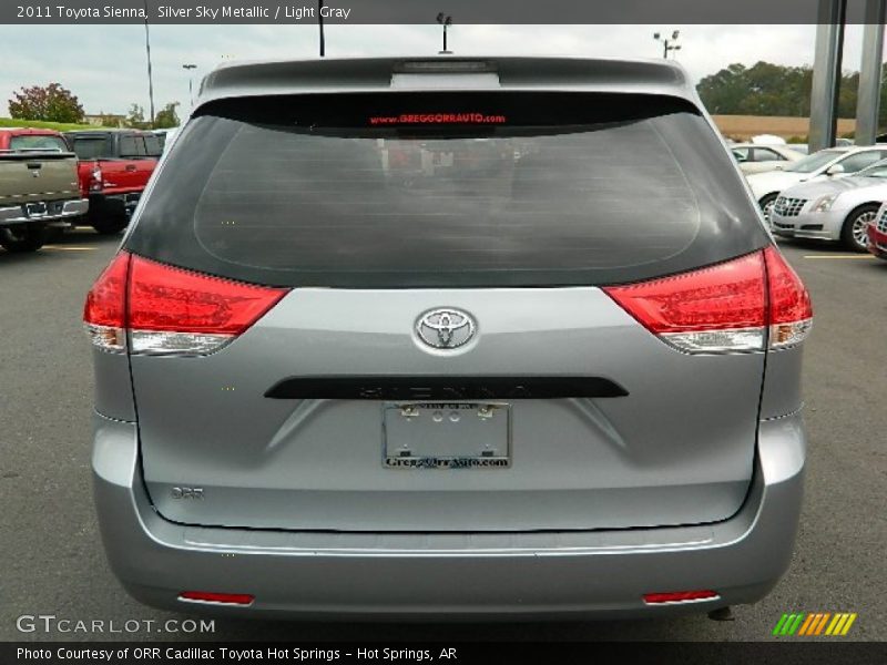 Silver Sky Metallic / Light Gray 2011 Toyota Sienna