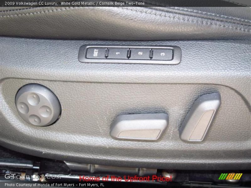 White Gold Metallic / Cornsilk Beige Two-Tone 2009 Volkswagen CC Luxury