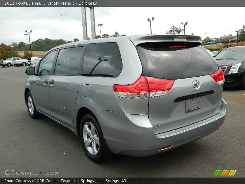 Silver Sky Metallic / Light Gray 2011 Toyota Sienna