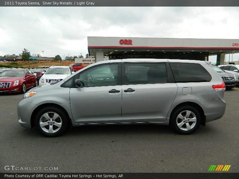 Silver Sky Metallic / Light Gray 2011 Toyota Sienna