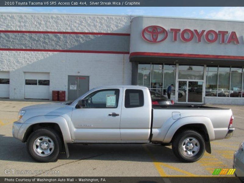 Silver Streak Mica / Graphite 2010 Toyota Tacoma V6 SR5 Access Cab 4x4
