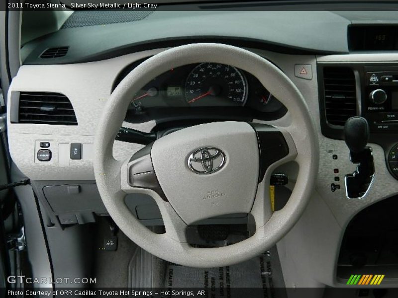 Silver Sky Metallic / Light Gray 2011 Toyota Sienna
