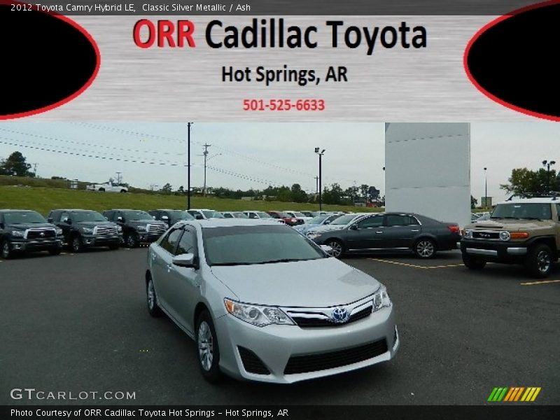 Classic Silver Metallic / Ash 2012 Toyota Camry Hybrid LE