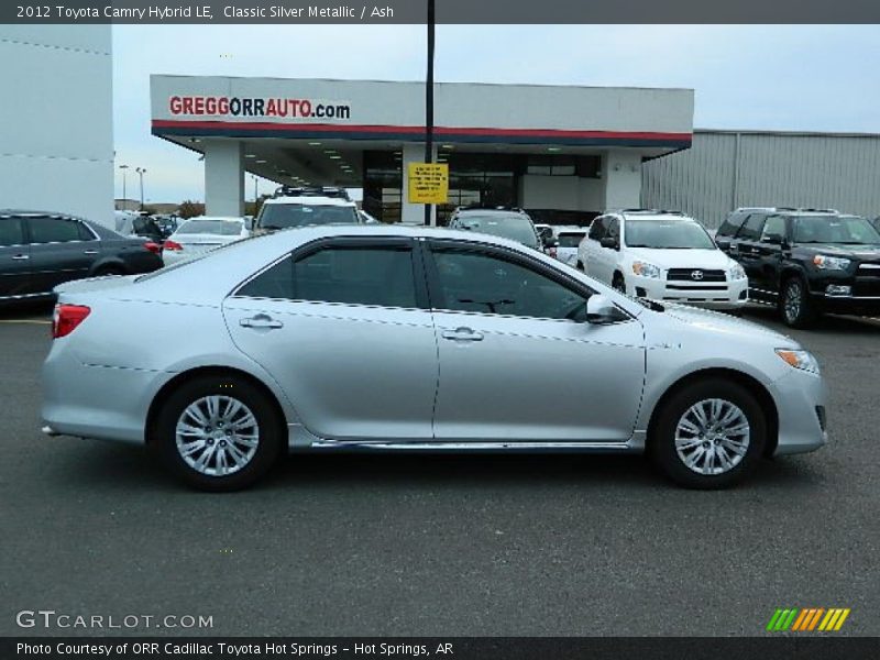 Classic Silver Metallic / Ash 2012 Toyota Camry Hybrid LE