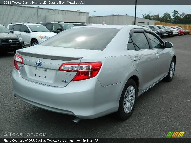 Classic Silver Metallic / Ash 2012 Toyota Camry Hybrid LE