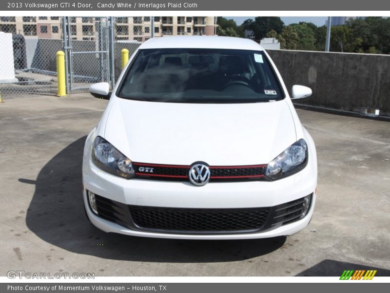 Candy White / Interlagos Plaid Cloth 2013 Volkswagen GTI 4 Door