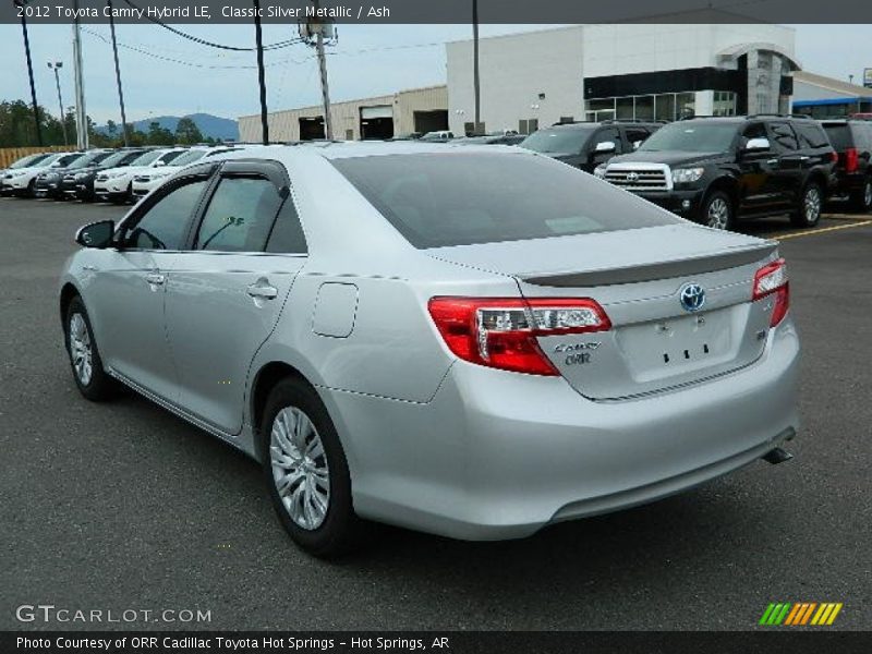 Classic Silver Metallic / Ash 2012 Toyota Camry Hybrid LE