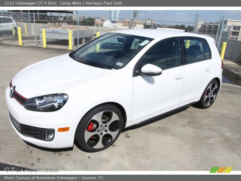 Candy White / Interlagos Plaid Cloth 2013 Volkswagen GTI 4 Door