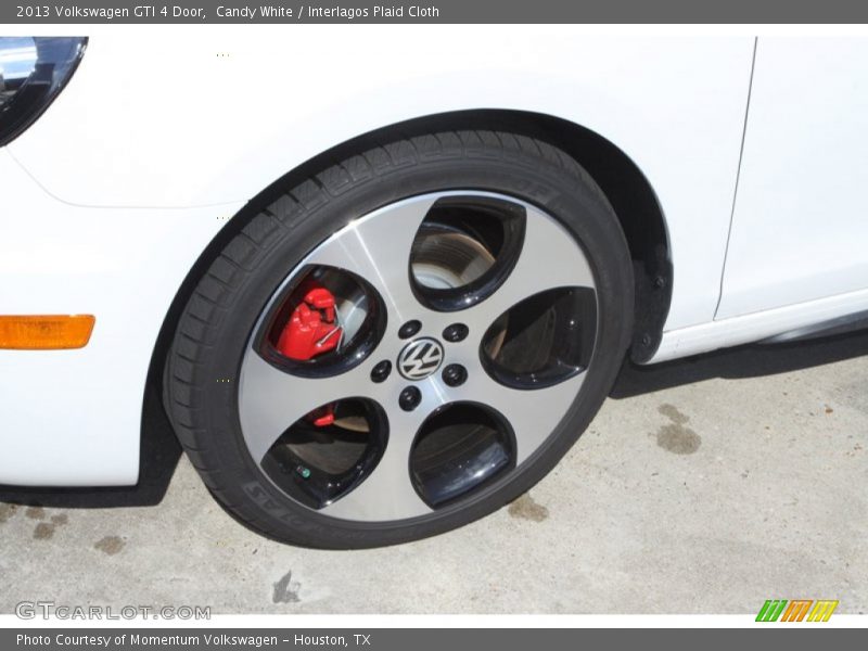 Candy White / Interlagos Plaid Cloth 2013 Volkswagen GTI 4 Door