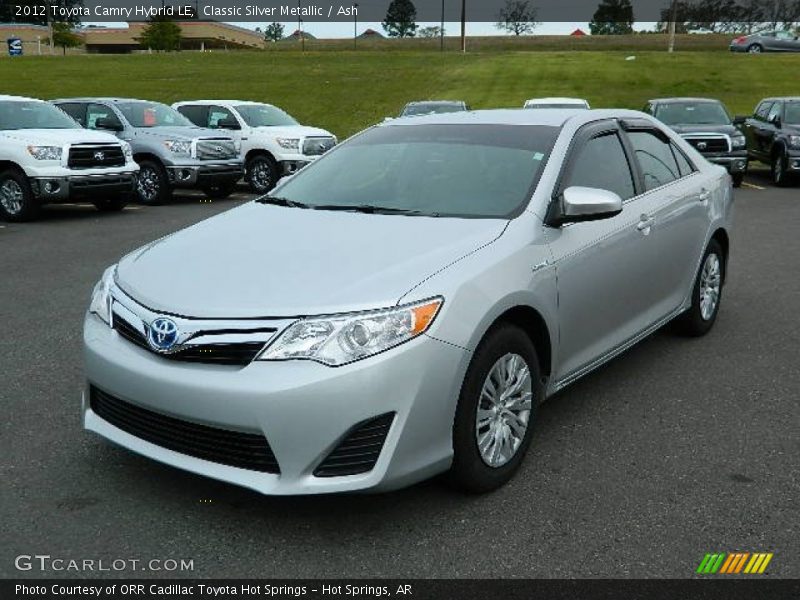 Classic Silver Metallic / Ash 2012 Toyota Camry Hybrid LE