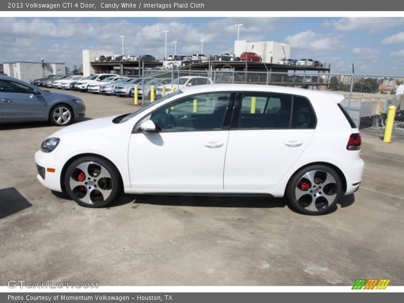 Candy White / Interlagos Plaid Cloth 2013 Volkswagen GTI 4 Door