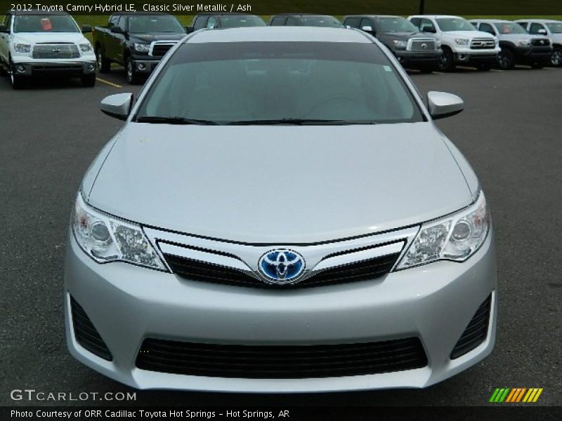 Classic Silver Metallic / Ash 2012 Toyota Camry Hybrid LE
