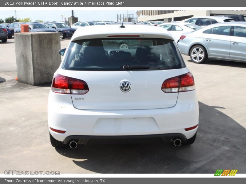 Candy White / Interlagos Plaid Cloth 2013 Volkswagen GTI 4 Door