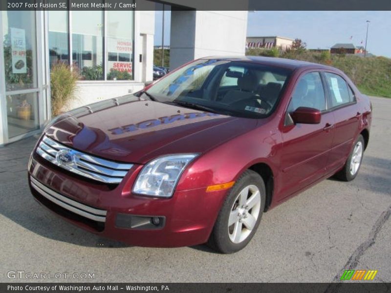 Merlot Metallic / Camel 2007 Ford Fusion SE