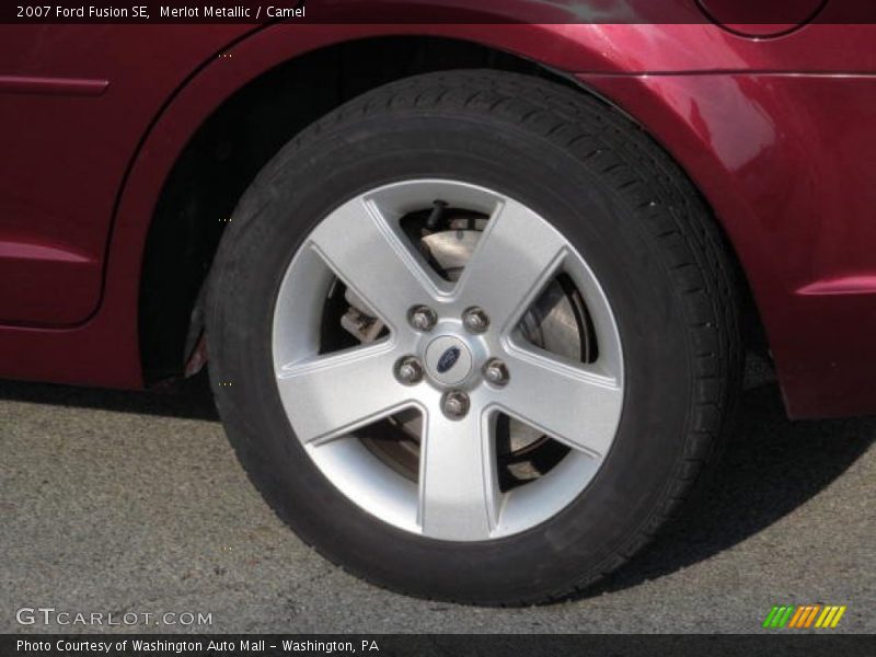 Merlot Metallic / Camel 2007 Ford Fusion SE