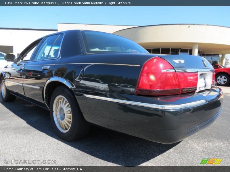 Dark Green Satin Metallic / Light Graphite 1998 Mercury Grand Marquis LS
