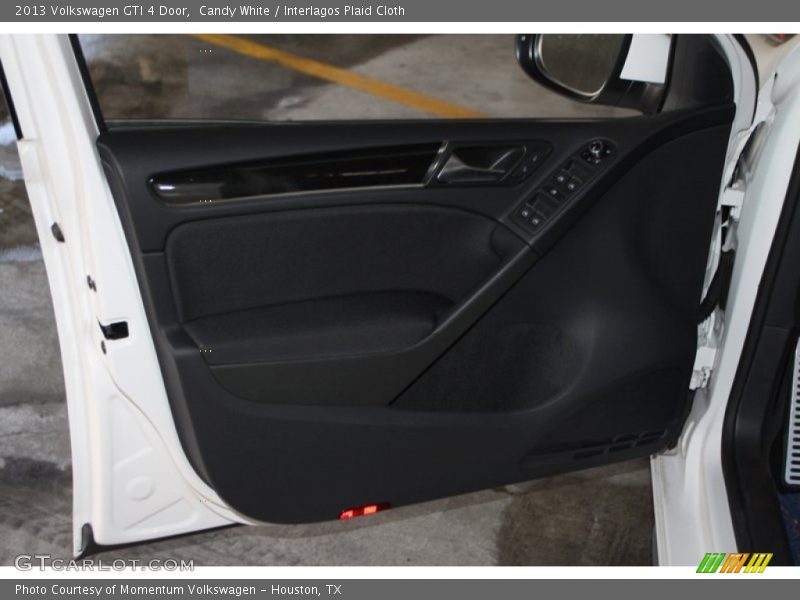 Candy White / Interlagos Plaid Cloth 2013 Volkswagen GTI 4 Door