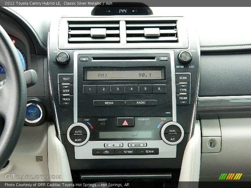 Classic Silver Metallic / Ash 2012 Toyota Camry Hybrid LE